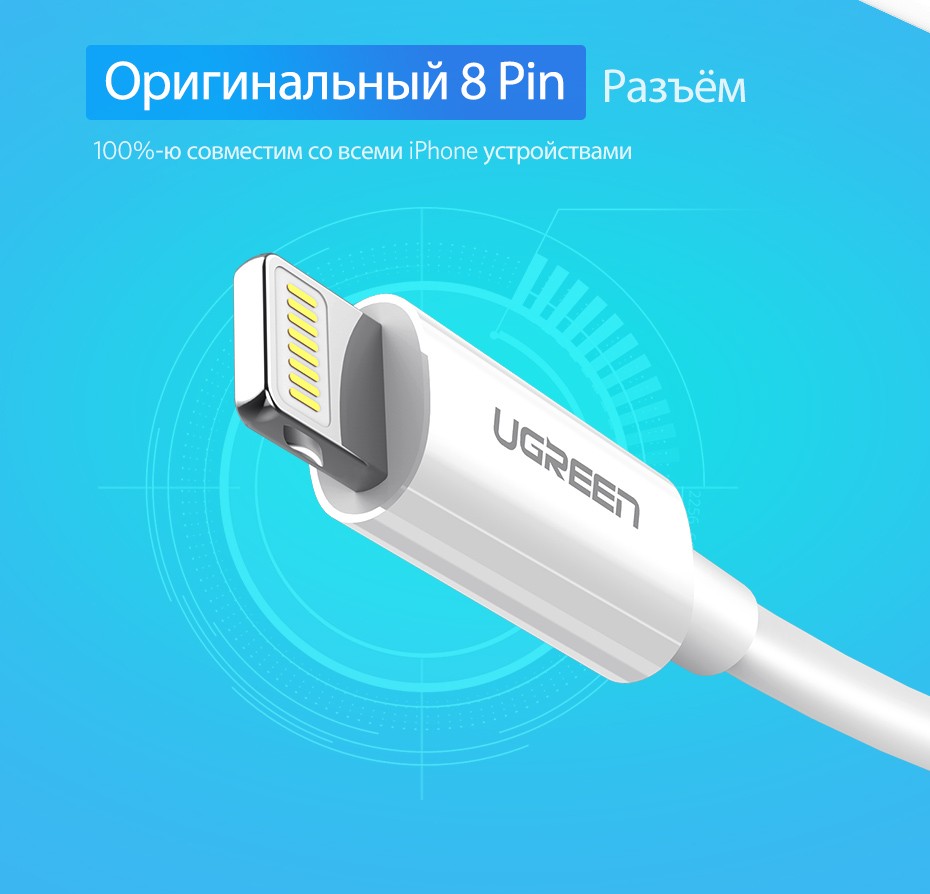 Ugreen--1--2--MFi-8-Pin---Usb--------iPhone-6-6-s-5S-iPad-4-mini-23-Air-2-iOS-8-